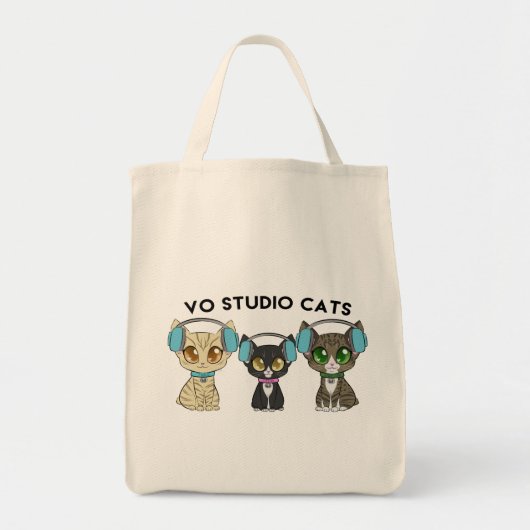 Studio Cats Canvas tas (Voorkant)