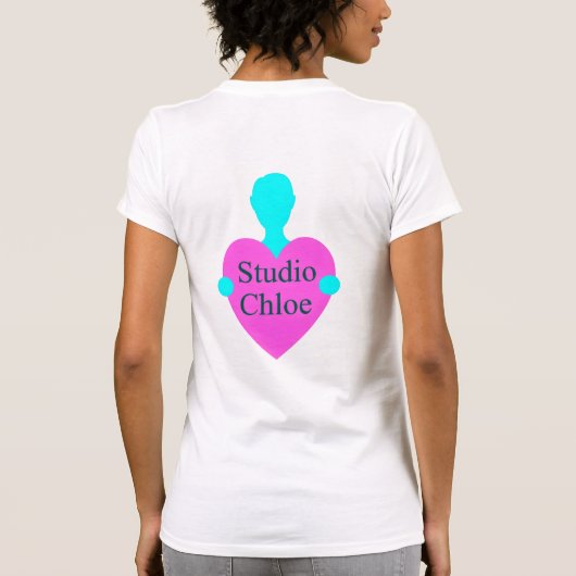 Studio Chloe Logo Tee - Women's cut T-shirt (Achterkant)