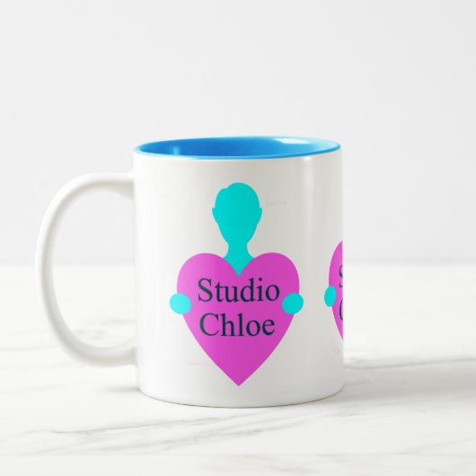 Studio Chloe Triple logo mug Tweekleurige Koffiemok (Links)