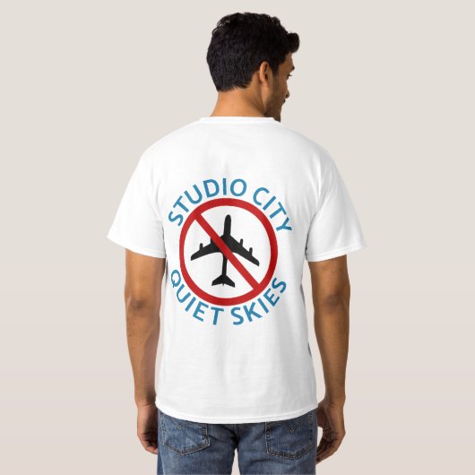 Studio City for Quiet Skies T-Shirt (Achterkant volledig)