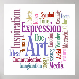 Studio Colorful Creative Inspirations van kunstena Poster