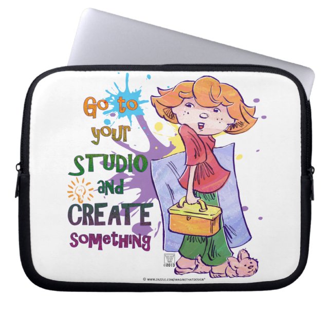 Studio Creëer Laptop Sleeve (Voorkant)