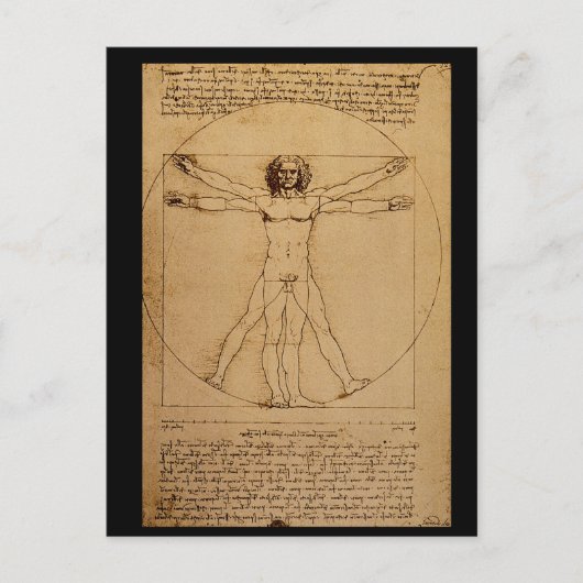 Studio del Corpo Umano_Studies van de Meesters Briefkaart (Voorkant)