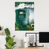 Studio door Gregory Gallo Poster (Thuiskantoor)