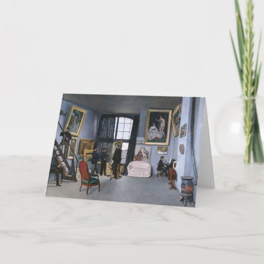 Studio en Rue de la Condamine | Fré dé ric Bazil Kaart (Voorkant)