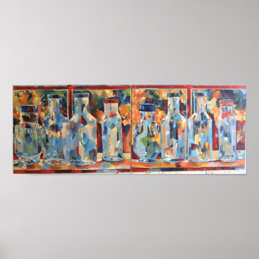 Studio-flessen Poster (Voorkant)