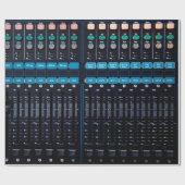 Studio-geluidmixer, technologie-uitrusting voor be cadeaupapier (Vlak)