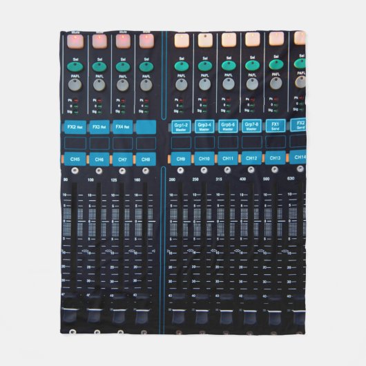 Studio-geluidmixer, technologie-uitrusting voor be fleece deken (Voorkant)