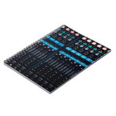 Studio-geluidmixer, technologie-uitrusting voor be notitieboek (Linkerzijde)