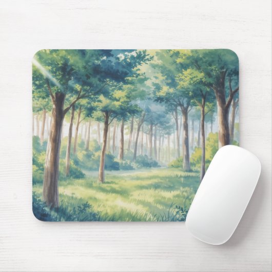 Studio Ghibli Inspired Forest Mousepad Muismat (Met muis)