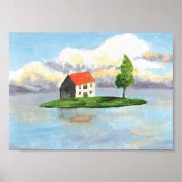 Studio Ghibli-landschapsprint, voordelig Poster pa