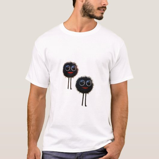 Studio Ghibli Soot Sprite T-shirt (Voorkant)