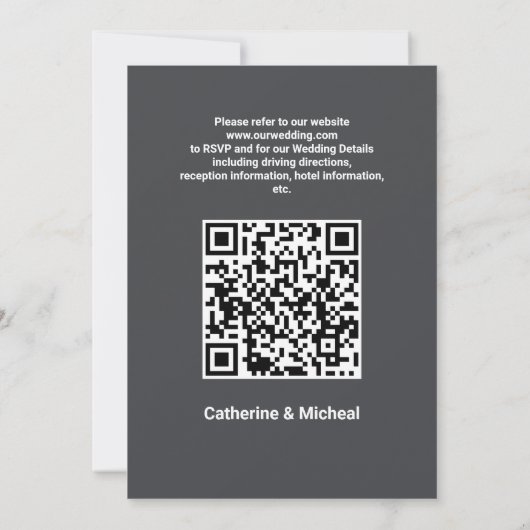 Studio Ghibli stijl gepersonaliseerde bruiloft uit Kaart (Achterkant)