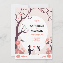Studio Ghibli stijl gepersonaliseerde bruiloft uit Kaart