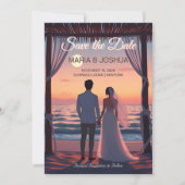 Studio Ghibli Style De uitnodigingsdatum opslaan Save The Date (Voorkant)