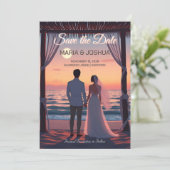 Studio Ghibli Style De uitnodigingsdatum opslaan Save The Date (Staand voorkant)