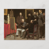 Studio in Batignolles, 1870 Briefkaart (Voorkant)