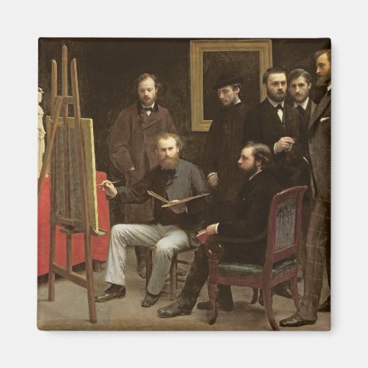 Studio in Batignolles, 1870 Magneet (Voorkant)