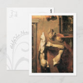 Studio Interior met briefkaart voor kosten (Voorkant / Achterkant)