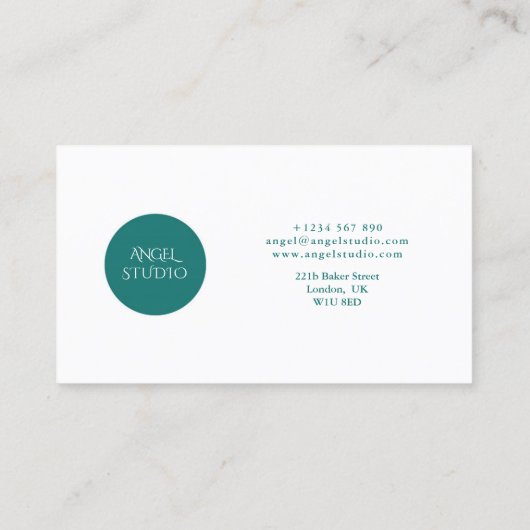 Studio-Kaart Visitekaartje (Achterkant)