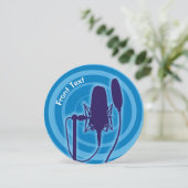 Studio-microfoon Kaart (Staand voorkant)