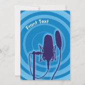 Studio-microfoon Kaart (Voorkant)