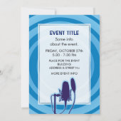 Studio-microfoon Kaart (Achterkant)