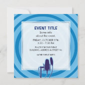 Studio-microfoon Kaart (Achterkant)