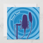 Studio-microfoon Kaart (Voorkant)