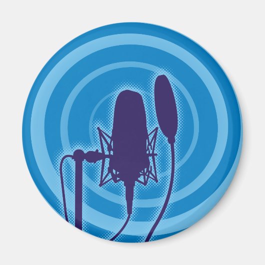 Studio-microfoon Magneet (Voorkant)