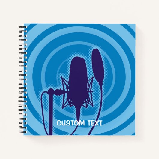 Studio-microfoon Notitieboek (Voorkant)