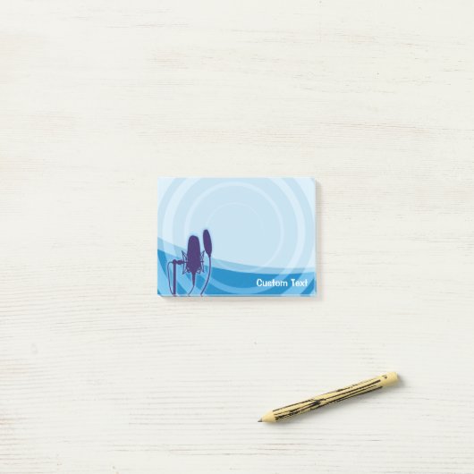 Studio-microfoon Post-it® Notes (Op bureau)