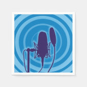 Studio-microfoon Servetten (Voorkant)