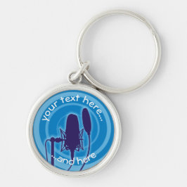 Studio-microfoon Sleutelhanger