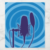 Studio-microfoon Wijn Etiket (Enkel label)