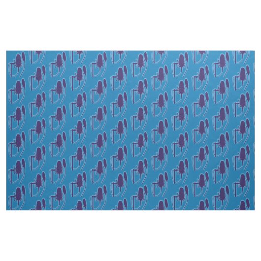 Studio-microfoonpatroon Stof (Fat Quarter)