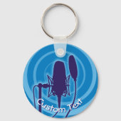 Studio Microphone-Sleutelhanger Sleutelhanger (Voorkant)