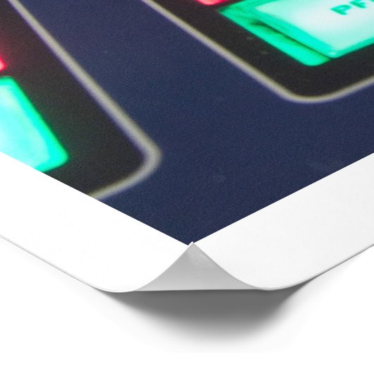 Studio Mixer Paneel Close-up Poster (Hoek)