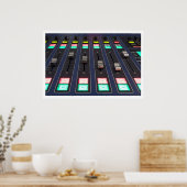 Studio Mixer Paneel Close-up Poster (Keuken)
