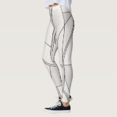 Studio naar straat Minimalistisch patroon  Leggings (Links)