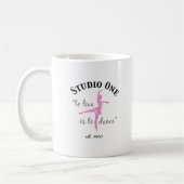 Studio One All White, 11 oz. Mok (Links)