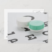 Studio ontsproten van het hoesje van de contactlen briefkaart (Voorkant / Achterkant)