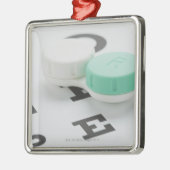 Studio ontsproten van het hoesje van de contactlen metalen ornament (Links)