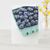 Studio-opname van bosbessen kaart (Gele Bloem)