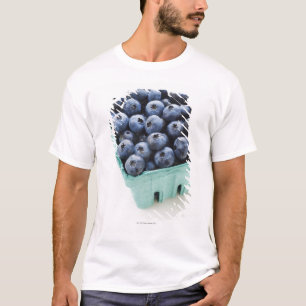 Studio-opname van bosbessen t-shirt