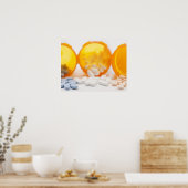 Studio-opname van medicijnfles met pillen poster (Keuken)