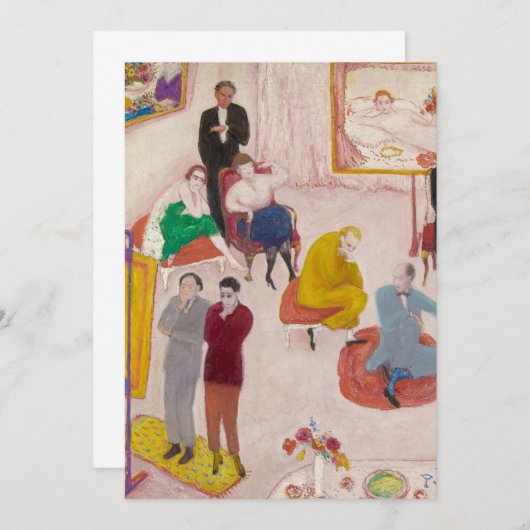 Studio Party van Florine Stettheimer Bedankkaart (Voorkant / Achterkant)