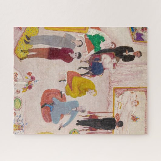 Studio Party van Florine Stettheimer Legpuzzel (Horizontaal)