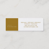 Studio Pilates - Business, profielkaart Mini Visitekaartje (Achterkant)