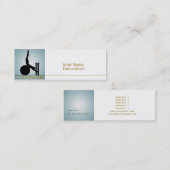 Studio Pilates - Business, Roepkaart Mini Visitekaartje (Voorkant / Achterkant)